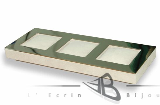 custom lacquered wood display tray for jewelry