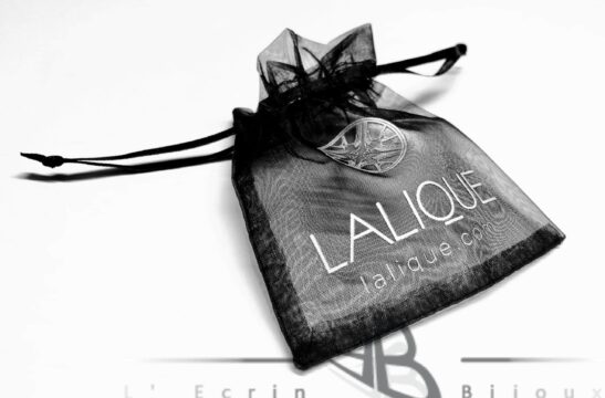 logo printed on organza jewelry pouch