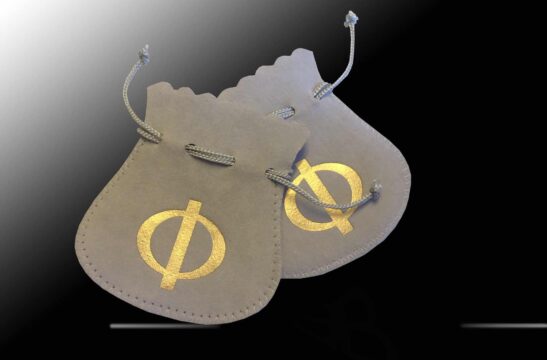 custom-made suede purse for fine jewelry ref63